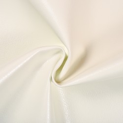Ткань Дерматин (Кожзам) для мебели, цвет Белый (на отрез)  в Краснодаре