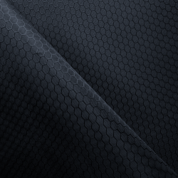 Ткань Оксфорд 300D PU Рип-Стоп СОТЫ, цвет Черный (на отрез)  в Краснодаре