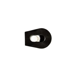 Зажим для шнура 4 мм KL цвет Чёрный + Белый (поштучно)  в Краснодаре