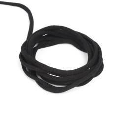 Шнур для одежды 4,5 мм, цвет Чёрный (на отрез)  в Краснодаре