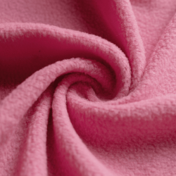 Флис Односторонний 130 гр/м2, цвет Розовый (на отрез)  в Краснодаре