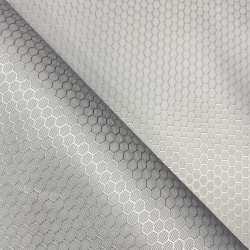 Ткань Оксфорд 300D PU Рип-Стоп СОТЫ, цвет Светло-Серый (на отрез)  в Краснодаре