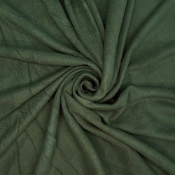 Ткань Флис Односторонний 130 гр/м2, цвет Темный хаки (на отрез)  в Краснодаре