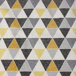 Интерьерная ткань Дак (DUCK), принт &quot;Малые Треугольники&quot; (на отрез)  в Краснодаре