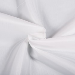 Ткань подкладочная Таффета 190Т, цвет Белый (на отрез)  в Краснодаре