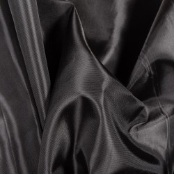 Ткань подкладочная Таффета 190Т, цвет Черный (на отрез)  в Краснодаре
