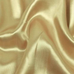 Ткань Атлас-сатин ЛЮКС, цвет Золотой (на отрез)  в Краснодаре