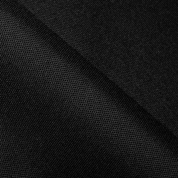 Прорезиненная ткань Оксфорд 600D ПВХ, Черный (на отрез)  в Краснодаре