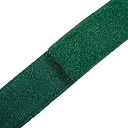 Контактная лента 40мм (38мм)  Зелёный (велькро-липучка, на отрез)  в Краснодаре