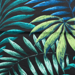 Интерьерная ткань Дак (DUCK), принт &quot;Тропические листья&quot; (на отрез)  в Краснодаре