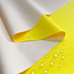 Водонепроницаемая Дышащая Мембранная ткань PU 10'000, цвет Жёлтый (на отрез)  в Краснодаре