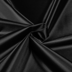 *Ткань Оксфорд 210D PU, цвет Черный (на отрез)  в Краснодаре